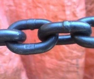 G80 Alaşım zinciri alaşım çelik siyah boyalı.